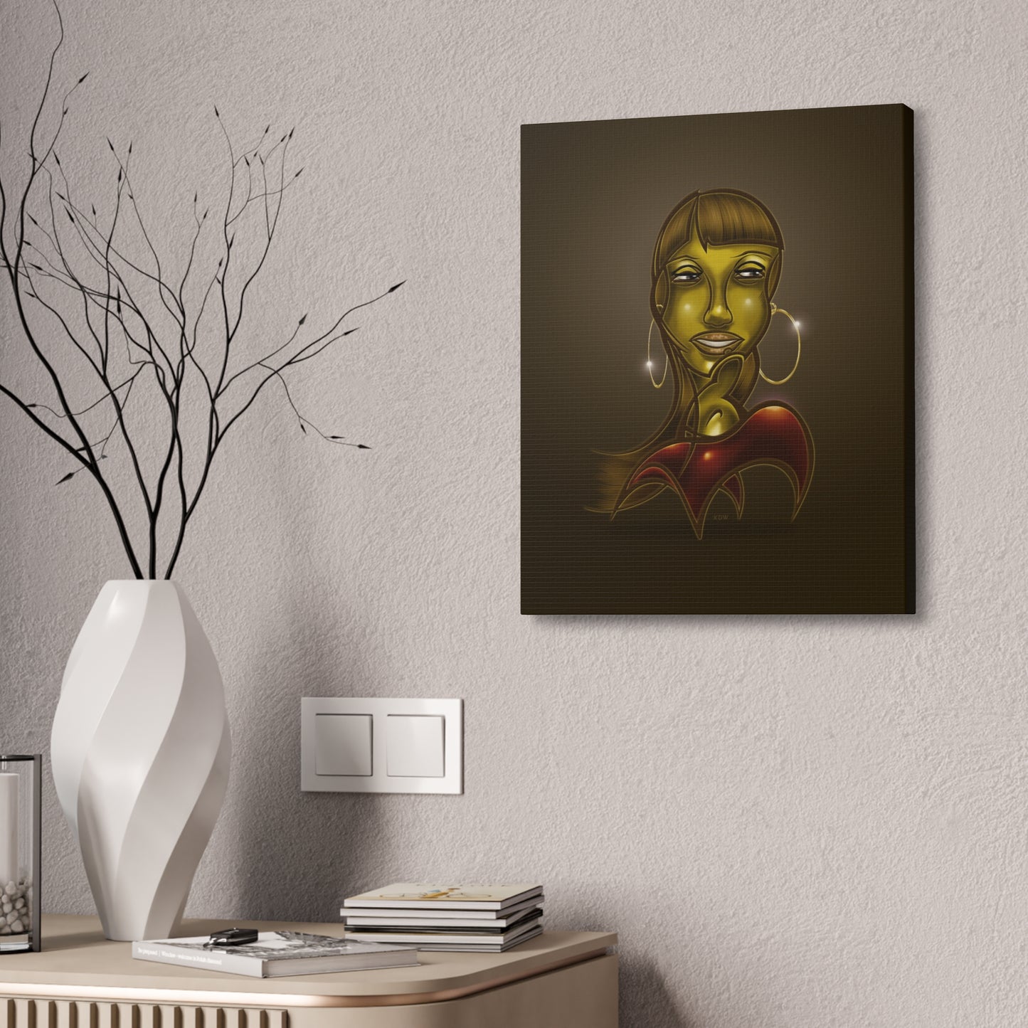 (036) "One Glance" (Stretched Canvas)