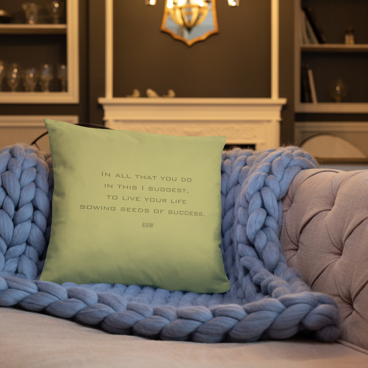 (031j.) "Seeds of Success" Companion Pillow