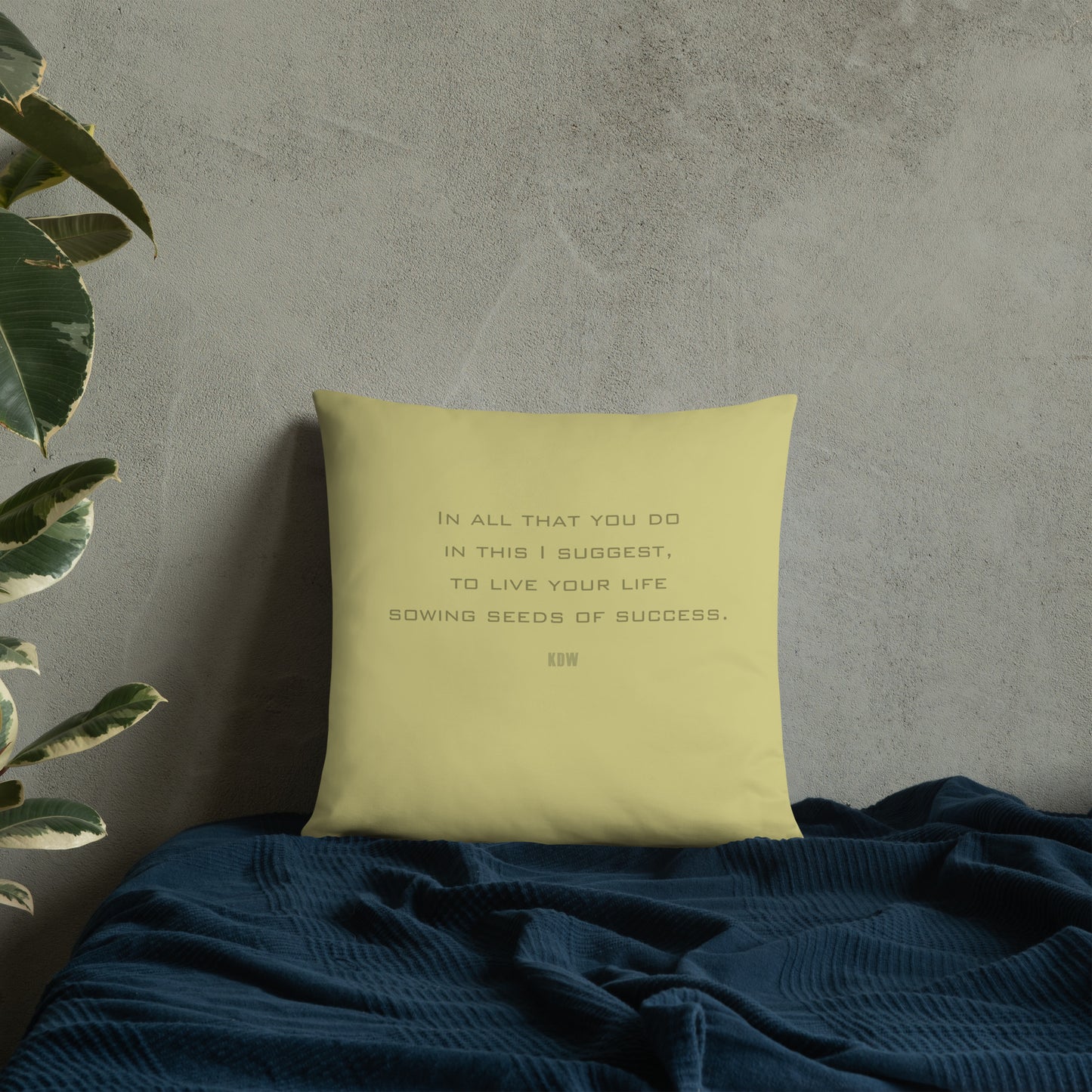 (031j.) "Seeds of Success" Companion Pillow