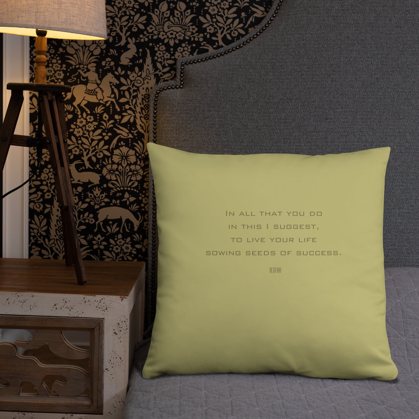 (031j.) "Seeds of Success" Companion Pillow