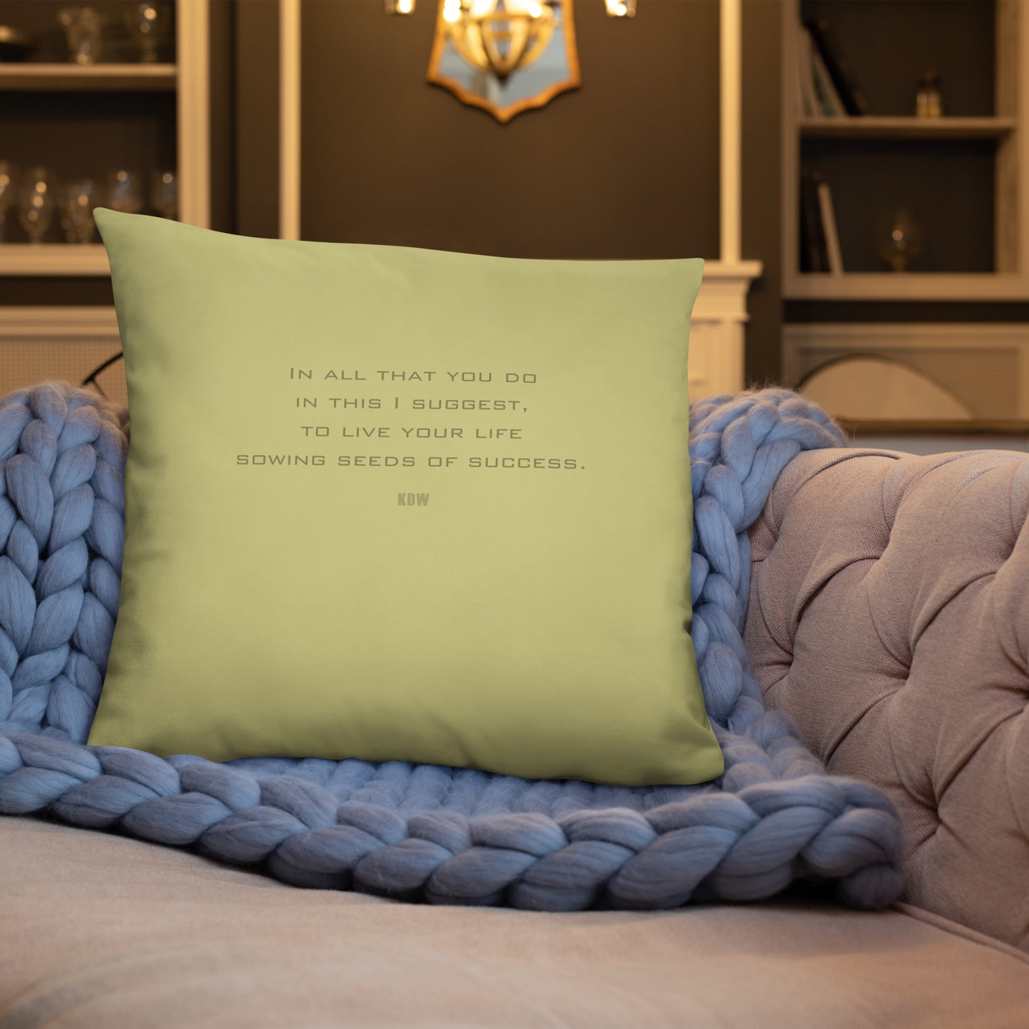(031j.) "Seeds of Success" Companion Pillow