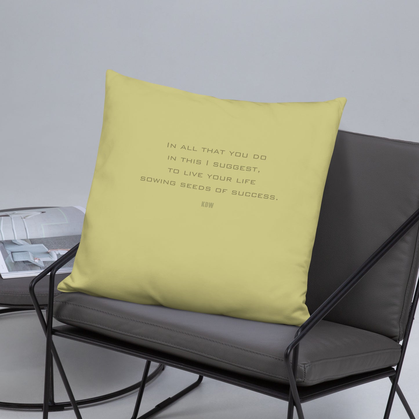(031j.) "Seeds of Success" Companion Pillow