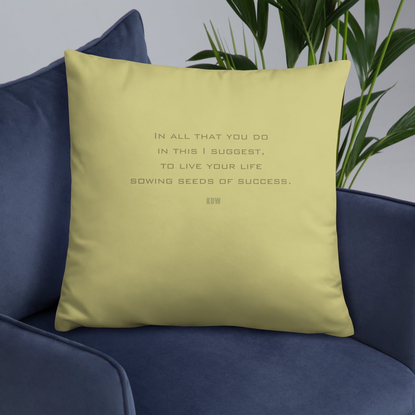 (031j.) "Seeds of Success" Companion Pillow