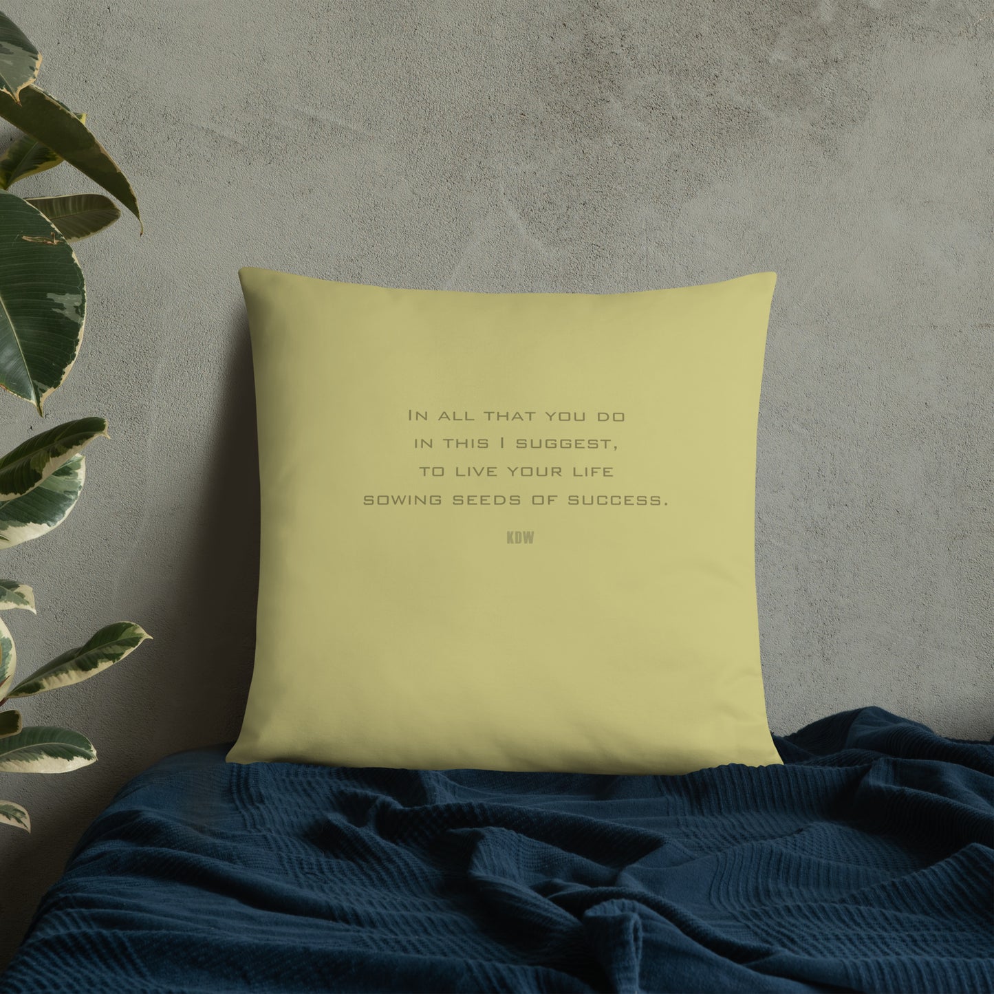 (031j.) "Seeds of Success" Companion Pillow