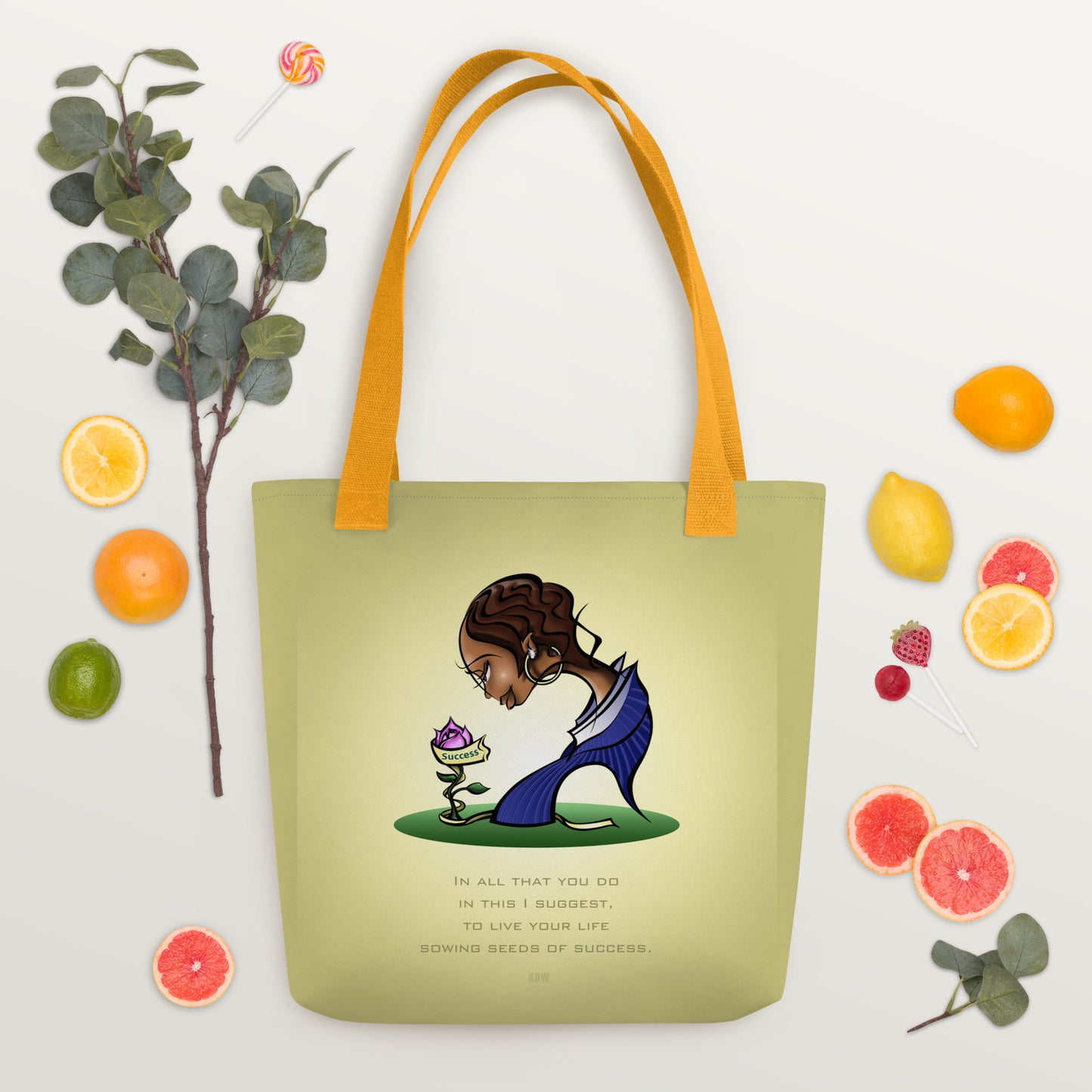 (031h) "Seeds of Success" Tote bag